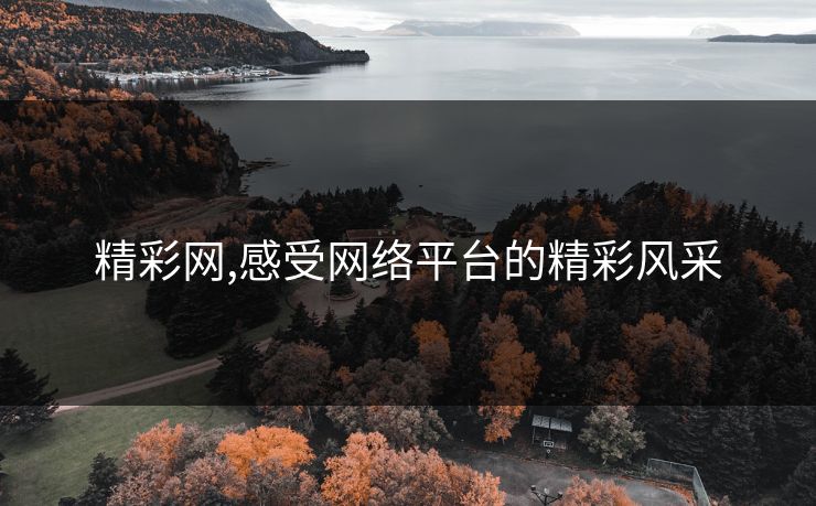 精彩网,感受网络平台的精彩风采