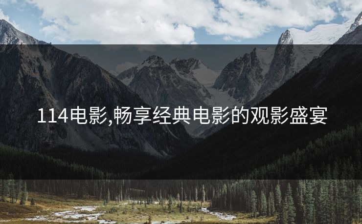 114电影,畅享经典电影的观影盛宴